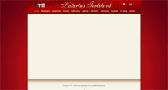 Desktop Screenshot of katarina-sevcikova.cz